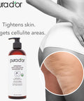 Pura D'or Organic Anti Cellulite Massage Oil For Toned Legs And Butt 16 Oz
