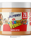 Fit Butters Birthday Cake Cashew Almond Butter Spread - Added Protein and Coconut Oil, Low Carb, Low Sugar, Gluten Free, Complete Protein Dessert Flavored Nut Butter