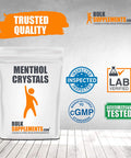 BulkSupplements.com Menthol Crystals - Shower Steamers Aromatherapy - Bulk Crystals - Minty Menthol - Shower Spray Aromatherapy - Crystals Bulk - Menthol Crystals (1 Kilogram)
