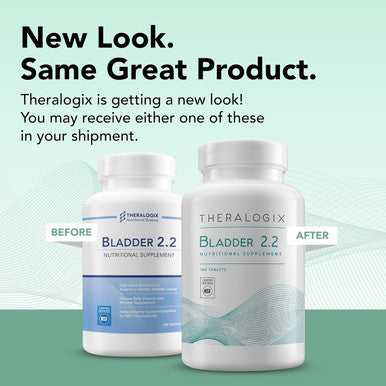 Theralogix Bladder 2.2 Multivitamin & Multimineral Supplement - 90-Day Supply - Bladder Support Supplement for Men & Women - Vitamins A C D E Zinc & More - NSF - 180 Tablets