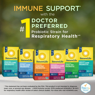 ReLife Adult Probiotic Ultimate Flora Extra Care GoPack Probiotic Supplement Gluten Dairy Soy 50 Billion CFU 30 Vegetarian Capsules