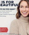 KAL Ultra Biotin 10000mcg Biotin Hair Supplement for Women and Men High Potency Vitamin B7 Healthy Hair Skin and Nails Cellular Energy Support Natural Berry Flavor 60 Micro Tablets
