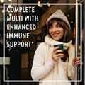 New Chapter One Daily Multivitamin + Immunity Enhanced Immune Support from Extra Vitamin C, D3 & Zinc + Clinical-Strength Holy Basil* 100% Vegetarian, Non-GMO, Certified Gluten Free, 30 ct