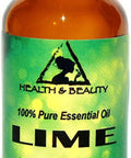 Lime Essential Oil Organic Aromatherapy Therapeutic Grade 100% Pure Natural 0.5 oz, 15 ml