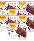 Simple Mills Almond Flour Snack Bars, Dark Chocolate Almond - Gluten Free, Made with Organic Coconut Oil, Breakfast Bars, Healthy Snacks, Paleo Friendly, 6 Ounce (Pack of 6)