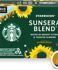 Starbucks K-Cup Coffee Pods, Starbucks Blonde Roast Hot or Iced Coffee, Veranda Blend, 60 Keurig Pods