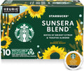 Starbucks K-Cup Coffee Pods, Starbucks Blonde Roast Hot or Iced Coffee, Veranda Blend, 60 Keurig Pods