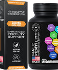 Fertility Supplements For Men - Advanced Fertility Blend For Men With Zinc, Maca, Ashwagandha, L-Arginine - Conception Fertility Prenatal Vitamins And Male Fertility Support Supplement - 120 Pills