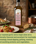Colavita Roasted Garlic Extra Virgin Olive Oil, 32 Fl Oz ÃƒÂ¢Ã¢â€šÂ¬Ã¢â‚¬Å“ Cold Pressed EVOO Infused with Natural Roasted Garlic Flavor for Cooking, Dressings, Marinades & Dipping