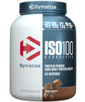 Dymatize ISO 100 Whey Protein Powder Isolate Gourmet Chocolate 3 lbs