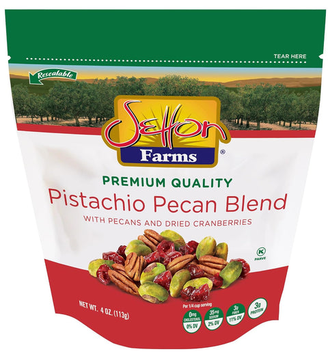 Setton Farms Pistachio Nut Blend with Almonds, Pistachios and Cashews, 4 oz Resealable Bag