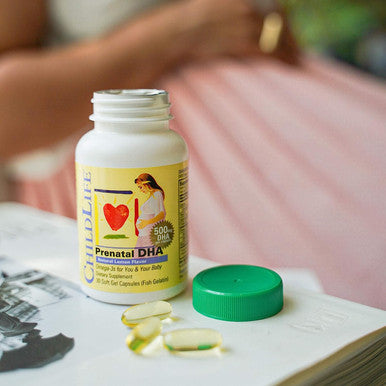 CHILDLIFE ESSENTIALS Prenatal DHA Softgels - DHA Prenatal Vitamin, All-Natural Support for Optimal Brain & Nervous System Development for Expectant Mothers & Baby, Gluten-Free - Lemon, 30 Count