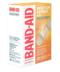 Band-Aid - 5570 Brand Bandages With Neosporin Antibiotic Ointment, Assorted Sizes, 20 Ct