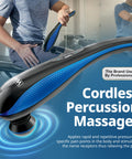 Wahl Lithium-Ion Deep Tissue Percussion Handheld Massager For Muscles Back Neck Shoulder Pain Relief Cordless Adjustable Intensity Long Battery Life Fsa Eligible Model 4232
