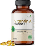 Futurebiotics Vitamin A 10,000 IU Premium Non-GMO Formula Supports Healthy Vision & Immune System and Healthy Growth & Reproduction, 250 Softgels