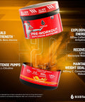 Six Star Pre-Workout Explosion Watermelon (30 Servings) - Preworkout Energy Powder Supplement For Men & Women - Pre Workout Drink Mix With Creatine & Beta Alanine - Sports Nutrition Products