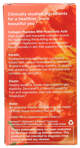 Reserveage Nutrition Tres Beauty 3 Supplement for Hair Growth Skin Care and Nail Care Collagen Supplement with Keratin and Biotin Gluten Free 90 Capsules 30 Servings