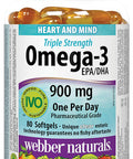 Webber Naturals Triple Strength Omega3 900 Mg 80Count