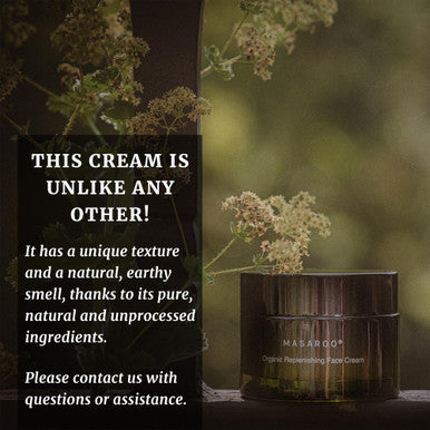 Masaroo Organic Face Cream & Face Moisturiser: Natural Moisturiser Face Women & Men - Face Cream Women for Day & Night - Anti Aging Cream with Vitamin C E & Natural Collagen 50g