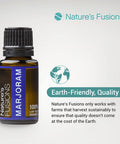 Nature s Fusions Sweet Marjoram 100% Pure and Essential Oils 15 mL