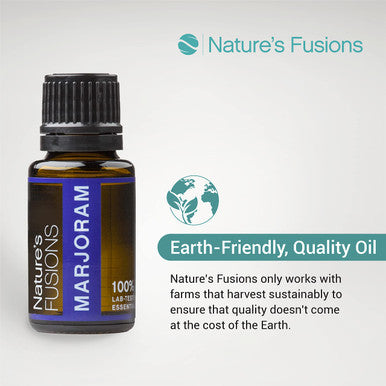 Nature s Fusions Sweet Marjoram 100% Pure and Essential Oils 15 mL