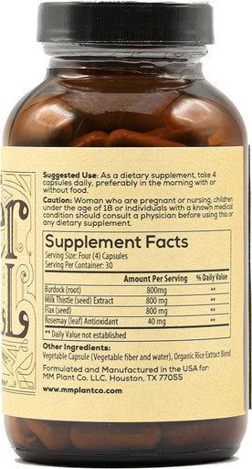 Medicine Man Plant Co . - The Warrior Bundle - Liver And Brain Pills - 30 Day Supply