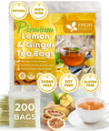 FreshDrinkUS, Premium 75 Mulberry Leaf Tea Bags, 100% Natural & Pure from Mulberry Leaves. Loose Leaf Herbal Tea. Made with Natural Material Tea Bags. No Sugar, No Caffeine, No Gluten, Vegan.
