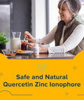 Lazu Virocin - Zinc Supplement - Zinc Ionophore Zinc, Vitamin C, Vitamin D3 Enhanced Immune Support And Rapid Absorption 60 Capsules