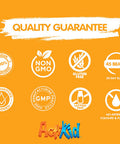 Actikid Magic Beans Multivitamin 45X Orange Flavour, Gelatine Free, Vitamins For Children, Immune System Booster, Halal