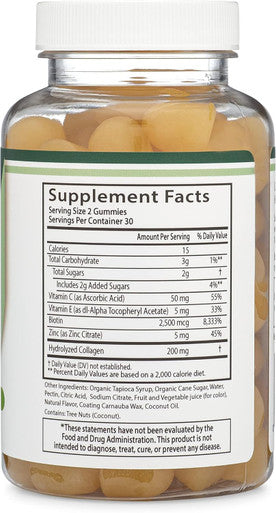 Collagen Gummies For Women Supports Aging (Max Strength - Enhanced With Biotin, Vitamin C, Zinc, And Vitamin E (Longevity For Women And Men) 60 Hair, Skin, And Nails Vitamins (Non-Gmo) By Double Wood