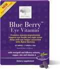 Nordic Blue Berry Eye Vitamin Lutein Supplement With Zinc, Supports Macular Pigmentation, Eye & Vision Function, 60 Tablets (Pack Of 1)