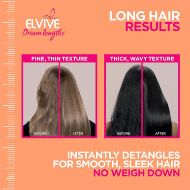 L'Oreal Paris Elvive Dream Lengths Heat Slayer Pre-Iron Spray Leave-In 4.4 Ounce