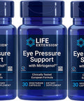 Life Extension Eye Pressure Support with Mirtogenol,Vcaps 30 Count (Pack of 3)