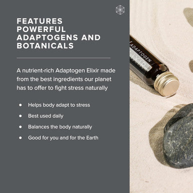 Isagenix Adaptogen Elixir - Liquid Supplement for Health Support - Focus & Sleep Support Supplement - Unique Botanical Blend to Support a Healthy Immune System - 1.59 Oz Bottles (10 Count)