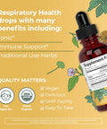 Maryruth Organics USDA Organic Respiratory Health Liquid Drops with Mullein Leaf | Marshmallow Root & Elderberry | Mullein Drops for Lungs Herbal Blend | Immune Support Supplement | Non-GMO | Vegan | 1 Fl Oz