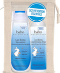 Babo Botanicals Essential Lice Prevention Set with Lice Comb, 16 Oz
