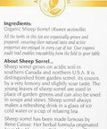 Organic Sheep Sorrel Herb Tea 40 grams By Celebration Herbals