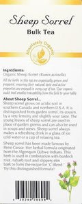 Organic Sheep Sorrel Herb Tea 40 grams By Celebration Herbals