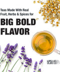 Tiesta Tea - Lavender Chamomile | Soft Chamomile Herbal Tea | Premium Loose Leaf Tea Blend | Non Caffeinated Herbal Tea | Make Hot or Iced Tea & Brews Up to 25 Cups - 0.9 Ounce Resealable Pouch