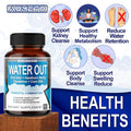 Aumeto Ultra Natural Water Out Pills with Uva Ursi Hawthorn Berry Dandelion Corn Silk - Full Body Cleanse and Kidney & Stomach Support (90 Count (Pack of 1))