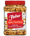 Fisher Snack Hunger Fighter Bulk Trail Mix, 38 oz (Pack of 1), Peanuts, Almonds, Dried Sweetened Cranberries and Soy Nuts, Snacks for Adults and Kids, Dried Fruit, Healthy Snacks for Adults