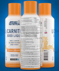 Applied Nutrition L Carnitine Liquid 3000 with Green Tea and Vitamin C 3000mg L-Carnitine Per Serving Natural Flavouring Boosts Energy and Weight Management Vegan Friendly 480ml (Tangy Orange)