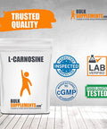 BulkSupplements.com L-Carnosine Powder Eye Supplement - Nerve Support - Amino for Brain (100 Grams - 3.5 oz)