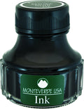 MONTEVERDE Bottle Ink, 90ml, Mulberry-Noir (G308UN) | Dark-toned Noir fountain pen ink with smooth flow, rich depth, and expressive writing character.