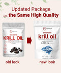 Micro Ingredients Antarctic Krill Oil Supplement 2000mg Per Serving 240 Softgels Triple Strength Rich in Omega-3s EPA DHA & Natural Astaxanthin Supports Immune System & Brain Health