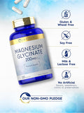 Carlyle Magnesium Glycinate | 200mg | 120 Capsules | Non-GMO and Gluten Supplement