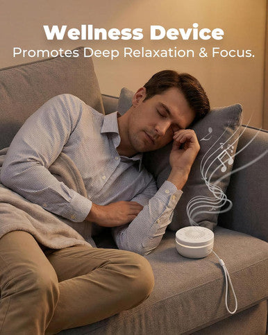 Hazen White Noise Sound Machine For Sleep Portable White Noise Sound Machine With 30 Soothing Sounds 3 Timers Night Light Memory Function For Baby Registry Adults Kids Travel Home Office