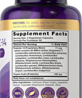 Carlyle Probiotics 25 Billion CFU | with Prebiotics | 100 Capsules | Vegetarian Non-GMO & Gluten Supplement | for Men & Women