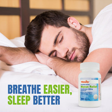 TIME-CAP LABS, INC. Timely Mucus Relief Guaifenesin 400Mg 200 Tablets - Immediate Release Mucus Phlegm Relief - Expectorant For Mucus Removal, Chest Congestion, Flu, Colds, Allergies