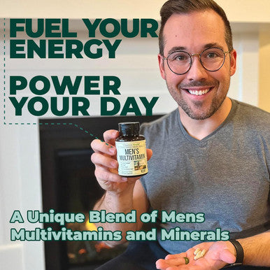 Multivitamin For Men - Daily Mens Multivitamins & Multiminerals With Vitamin A, C, D, E, B12, Zinc & More Essential Vitamins For Men - Mens Vitamins For Energy, Focus, And Mens Health. 60 Capsules